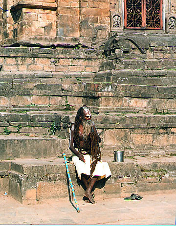 HOLY MAN in Napal  Photo by Dennis Kohn