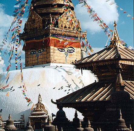 SWAYAMBUNATH TEMPLE, Nepal, Photo by Dennis Kohn